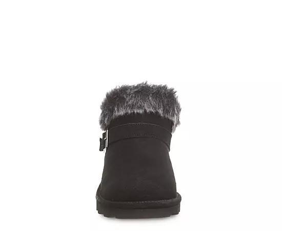 Bearpaw Jasmine Faux Fur Women's Short Boots, Size: 9, Black Ii Product Image