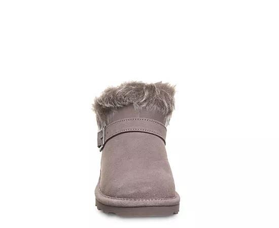 Bearpaw Jasmine Faux Fur Women's Short Boots, Size: 9, Black Ii Product Image