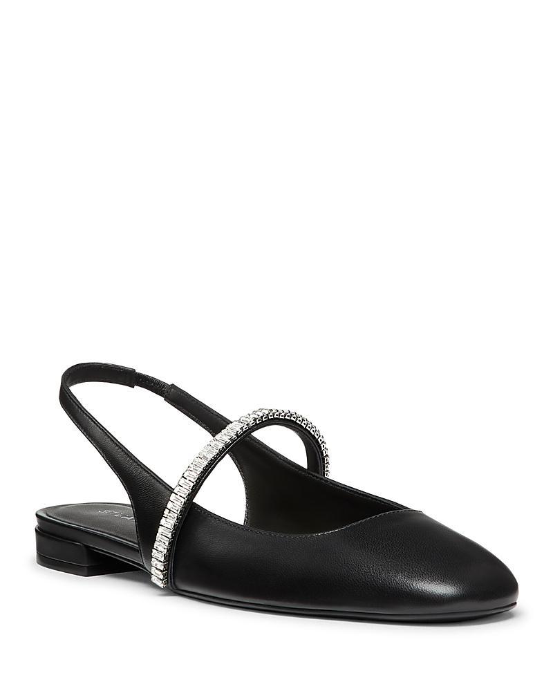 Womens Stefanie Leather Slingback Flats Product Image