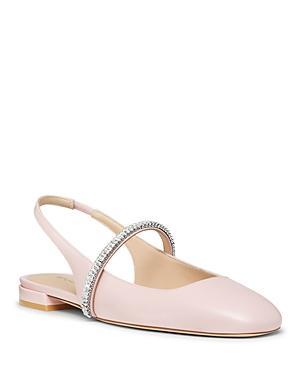 Womens Stefanie Leather Slingback Flats Product Image