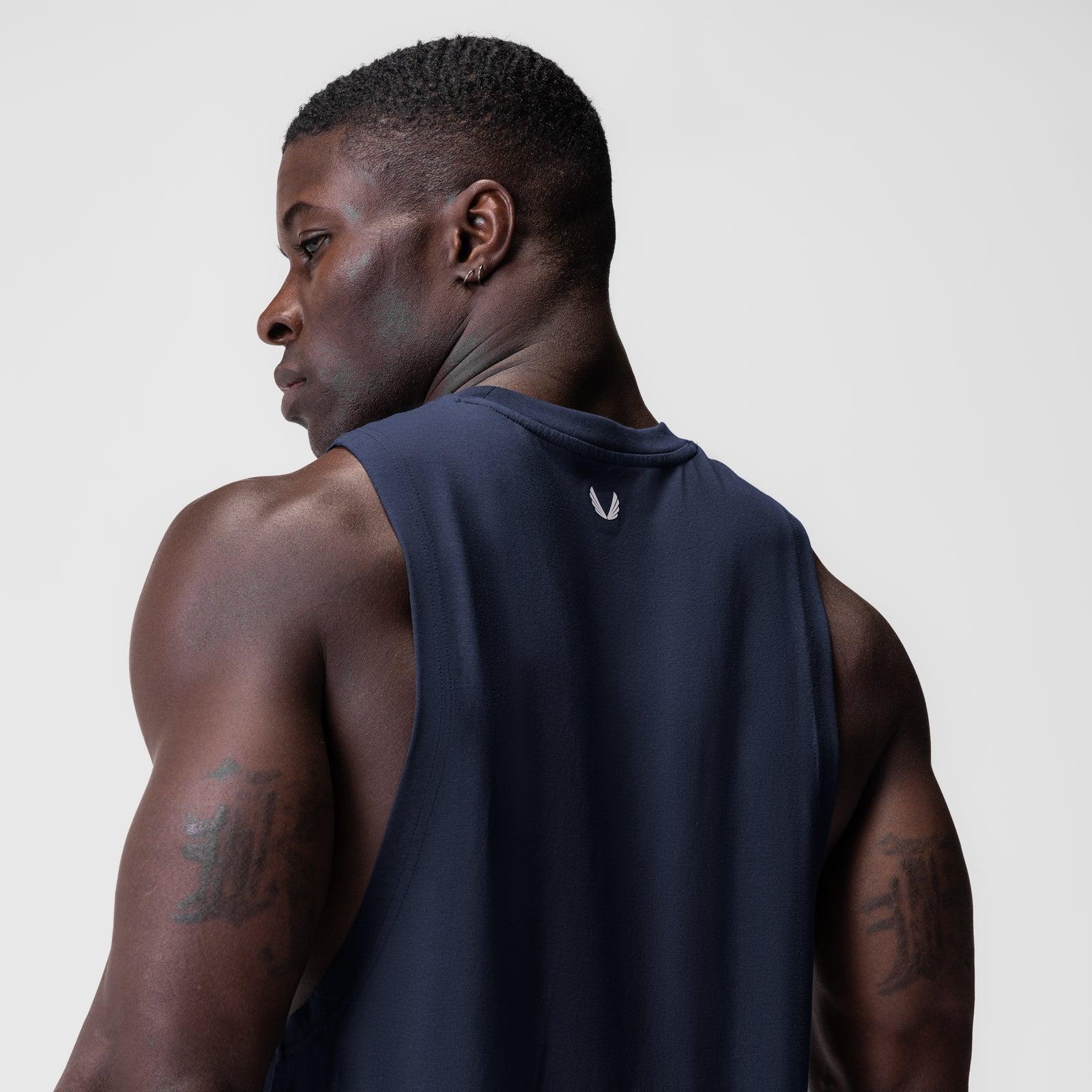 0926. Supima® Muscle Tank - Space Grey Product Image