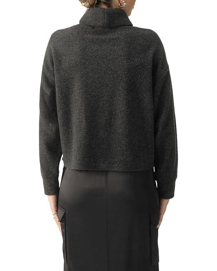 Sporty Stripe Mock Sweater Product Image