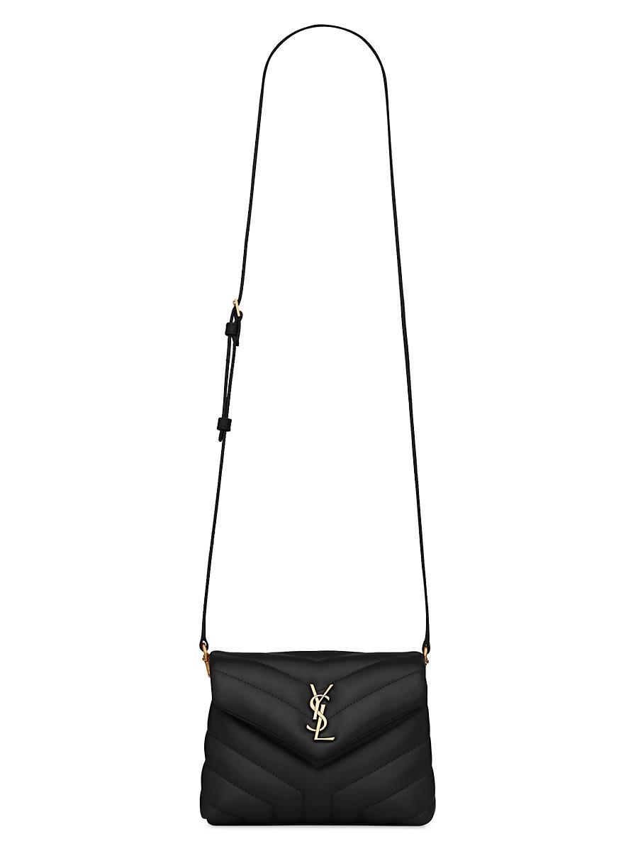 Womens Mini Loulou Matelass Leather Shoulder Bag Product Image