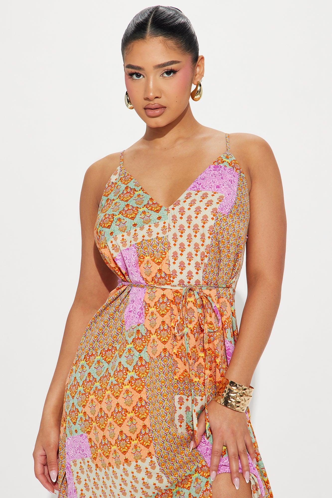 Jana Printed Maxi Dress - Multi Color Product Image