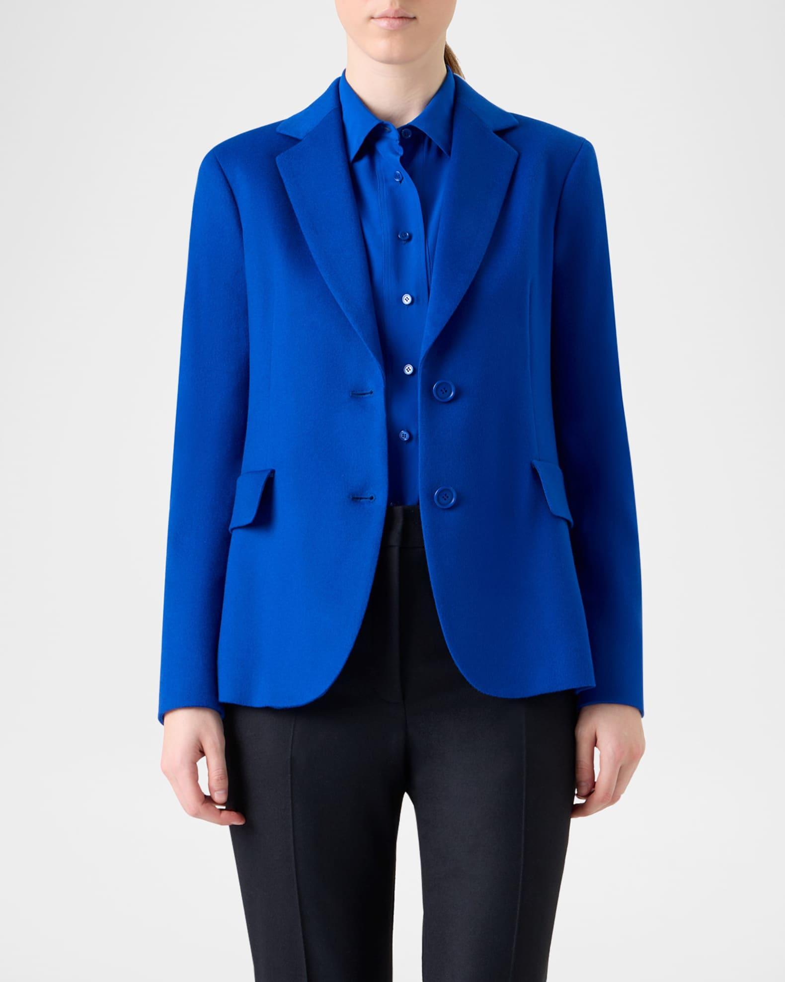 Single-Breasted Cashmere Jacket Product Image