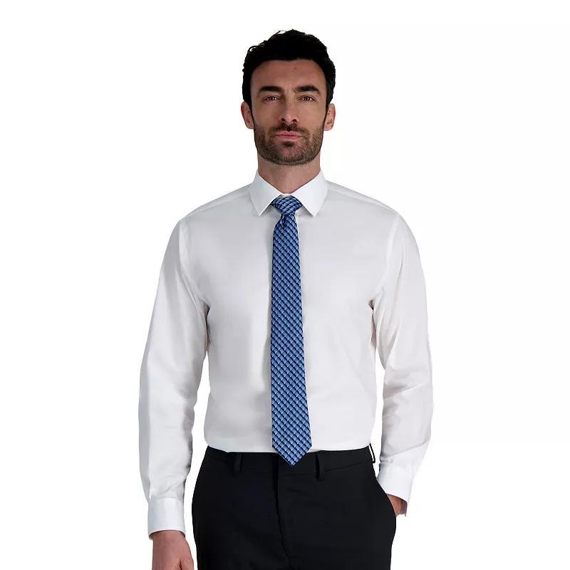 Men's Haggar® Premium Comfort Classic Fit Wrinkle Resistant Dress Shirt, Size: 16.5-34/35, White Product Image