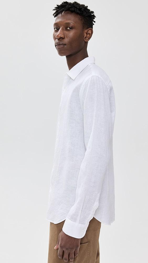 Orlebar Brown Giles Linen Button Down Shirt | Shopbop Product Image