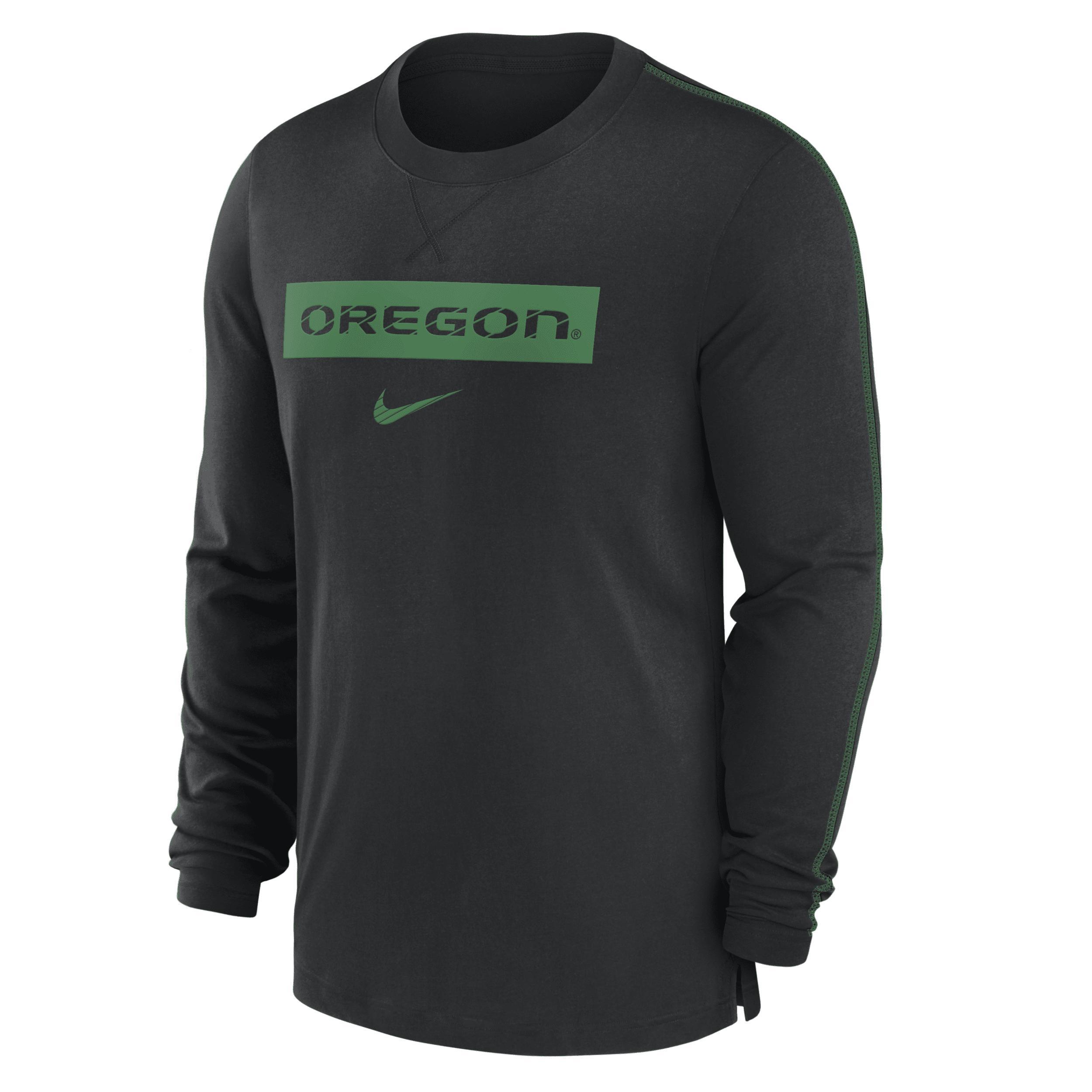 Men's Nike Gray Ohio State Buckeyes 2024 Sideline Player Tri-Blend Performance Long Sleeve T-Shirt, Size: Small, Grey Product Image