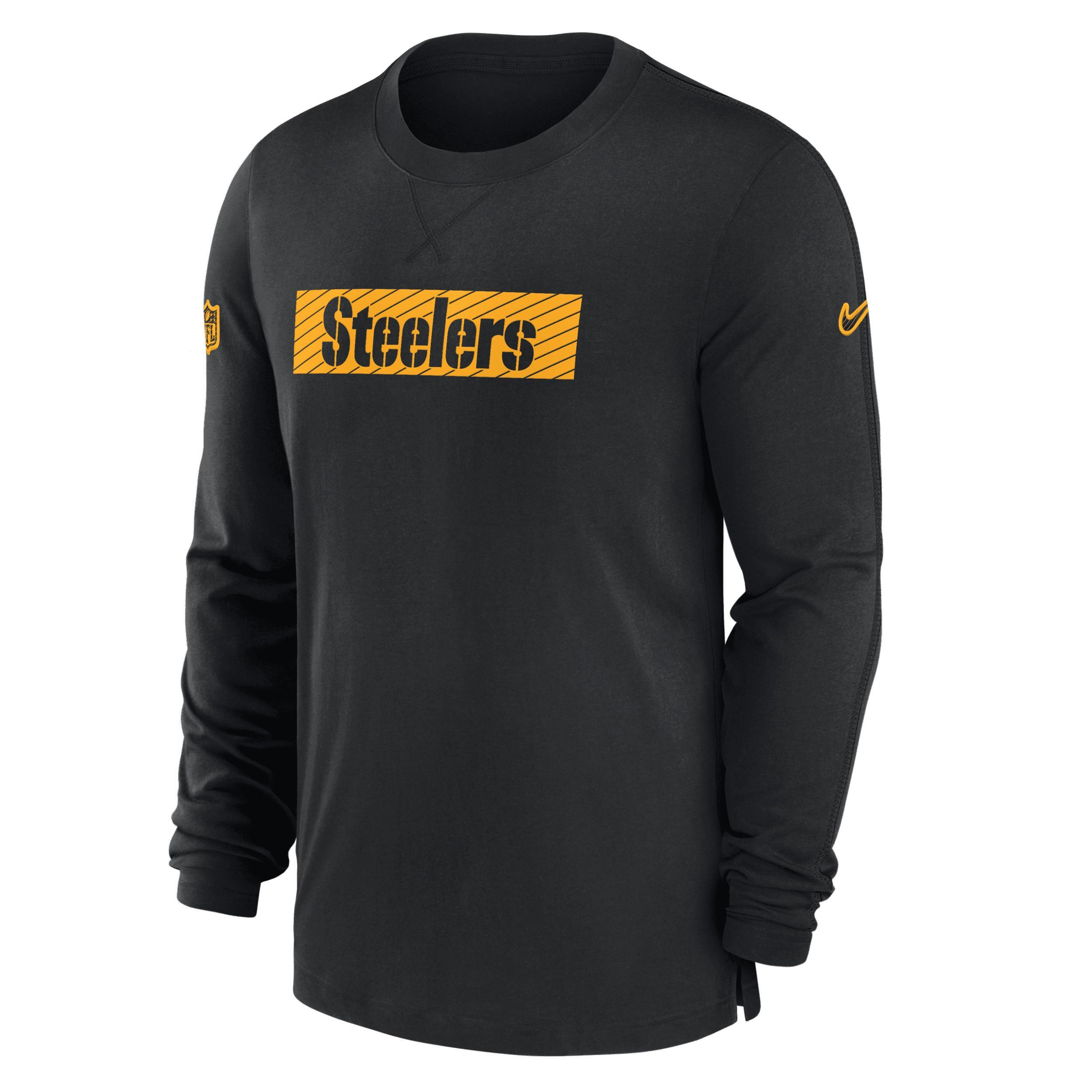 Seattle Seahawks Sideline Player Team Issue Menâs Nike Men's Dri-FIT Long-Sleeve Top Product Image