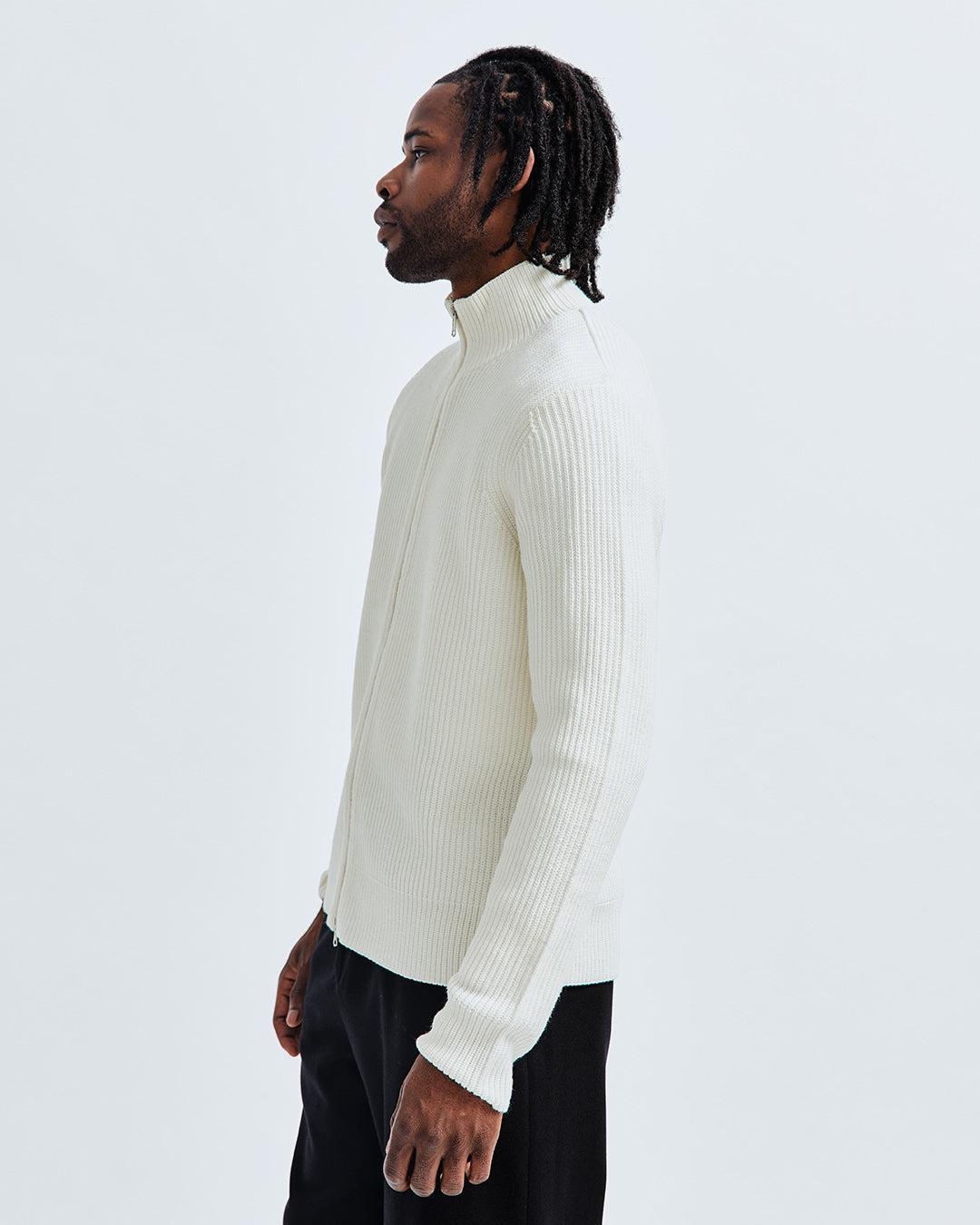 Heavyweight Merino Vinnie Track Jacket - Vault Male Product Image