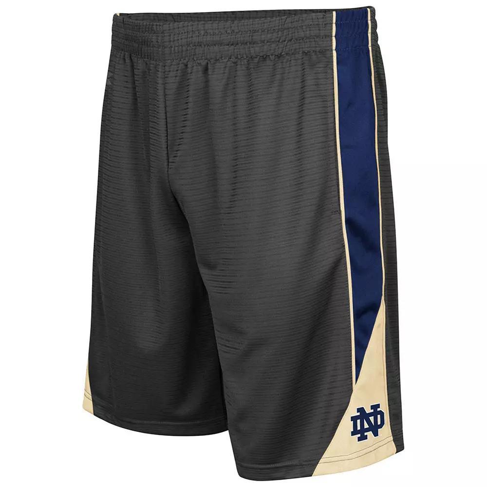 Men's Colosseum Charcoal Notre Dame Fighting Irish Turnover Shorts, Size: Medium Product Image