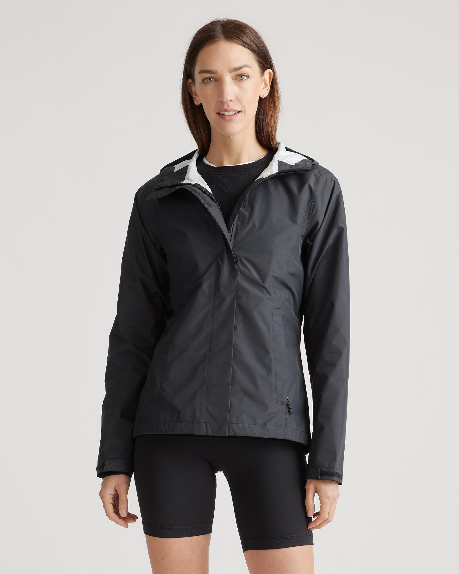 Quince | Women's Weatherproof Short Rain Shell Jacket Polyester/Recycled Polyester Blend Product Image