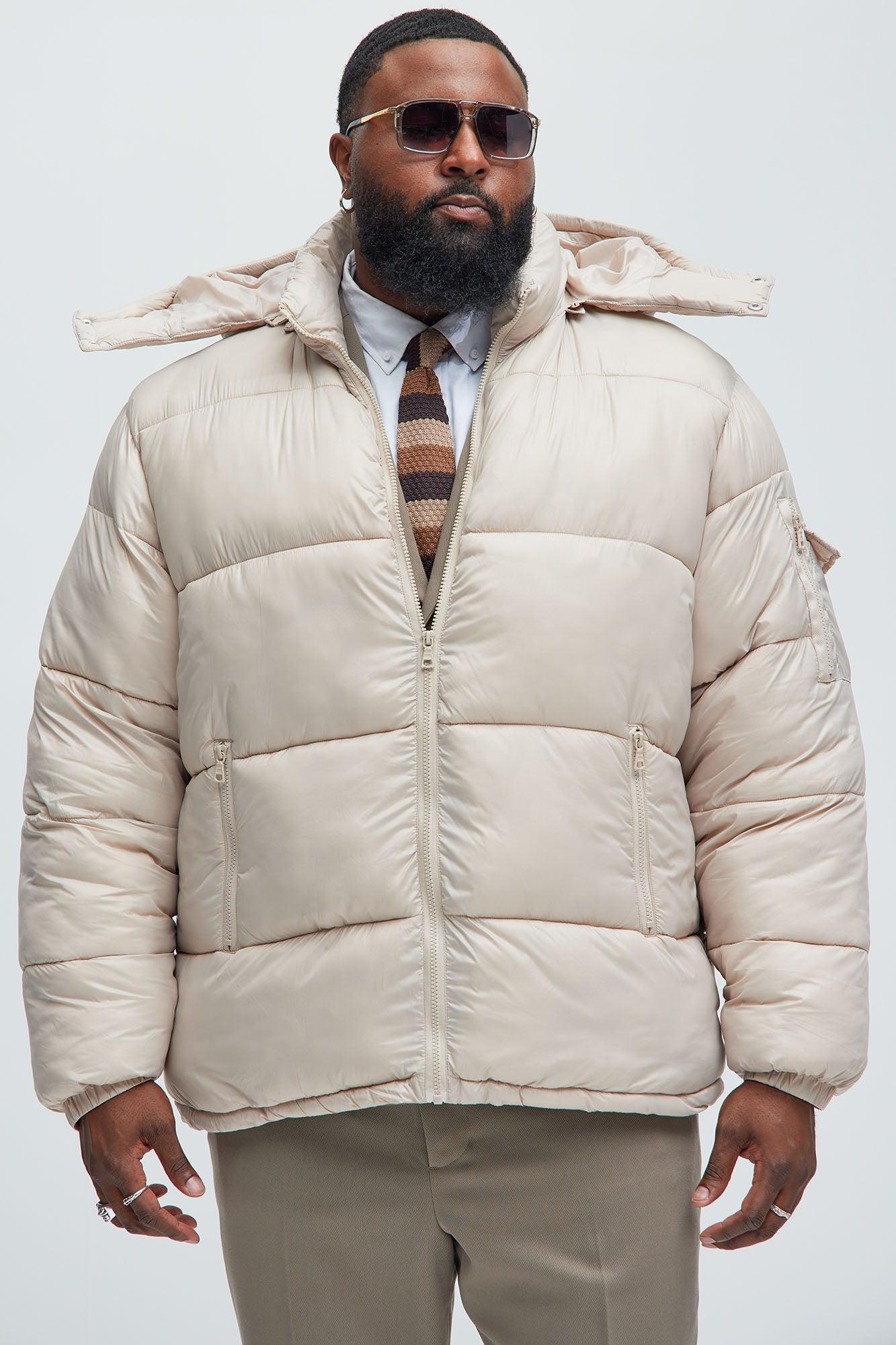 Nixer Puffer Jacket - Tan Product Image