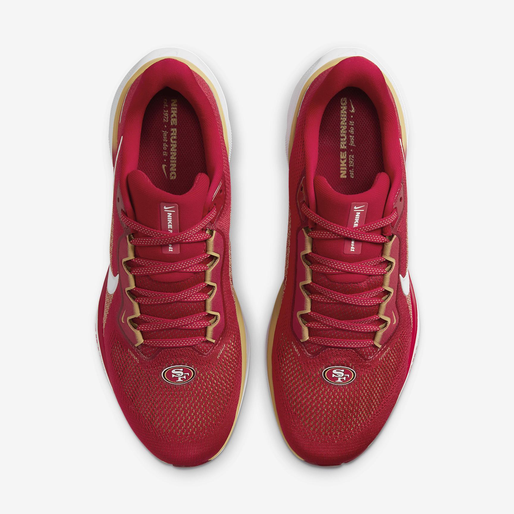 Nike Pegasus 41 NFL San Francisco 49ers Men's Road Running Shoes Product Image