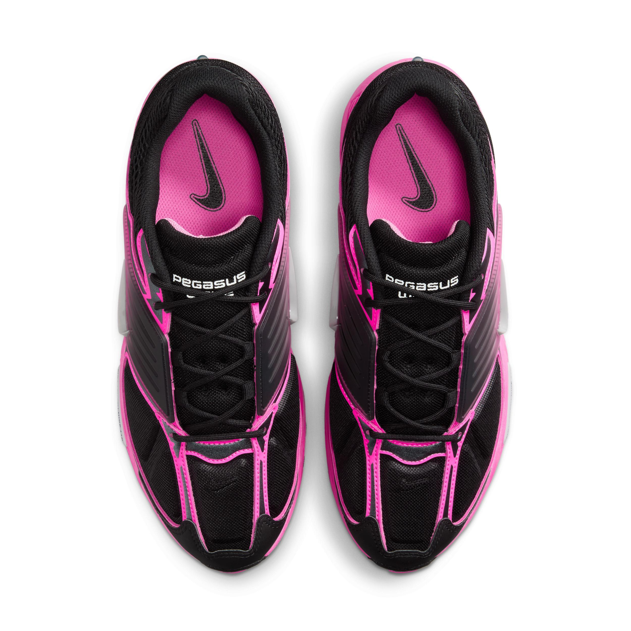 Nike Mens Nike Air Pegasus Wave - Mens Running Shoes Black/Silver /Pink Product Image