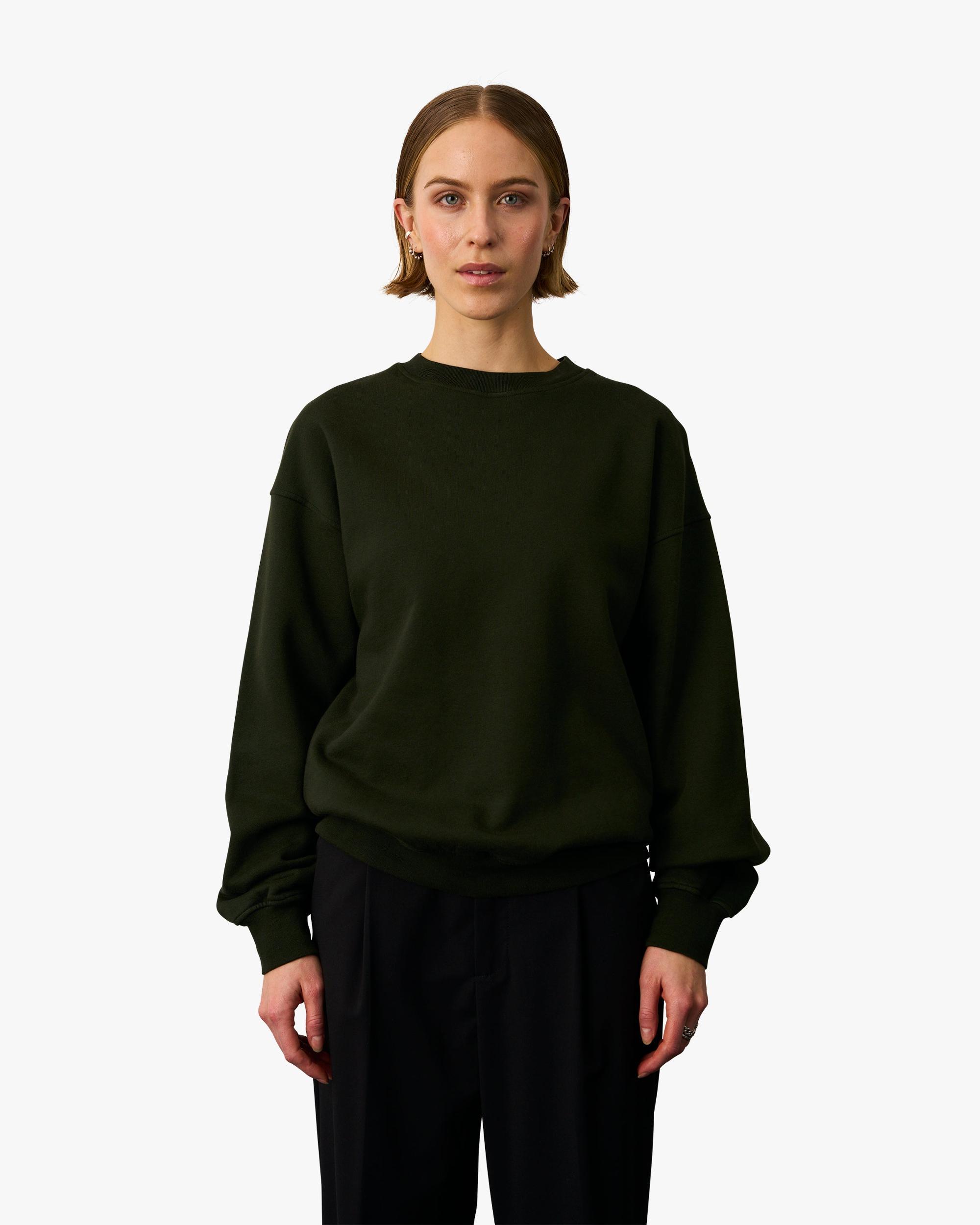 Organic Oversized Crew - Scarlet Red Product Image