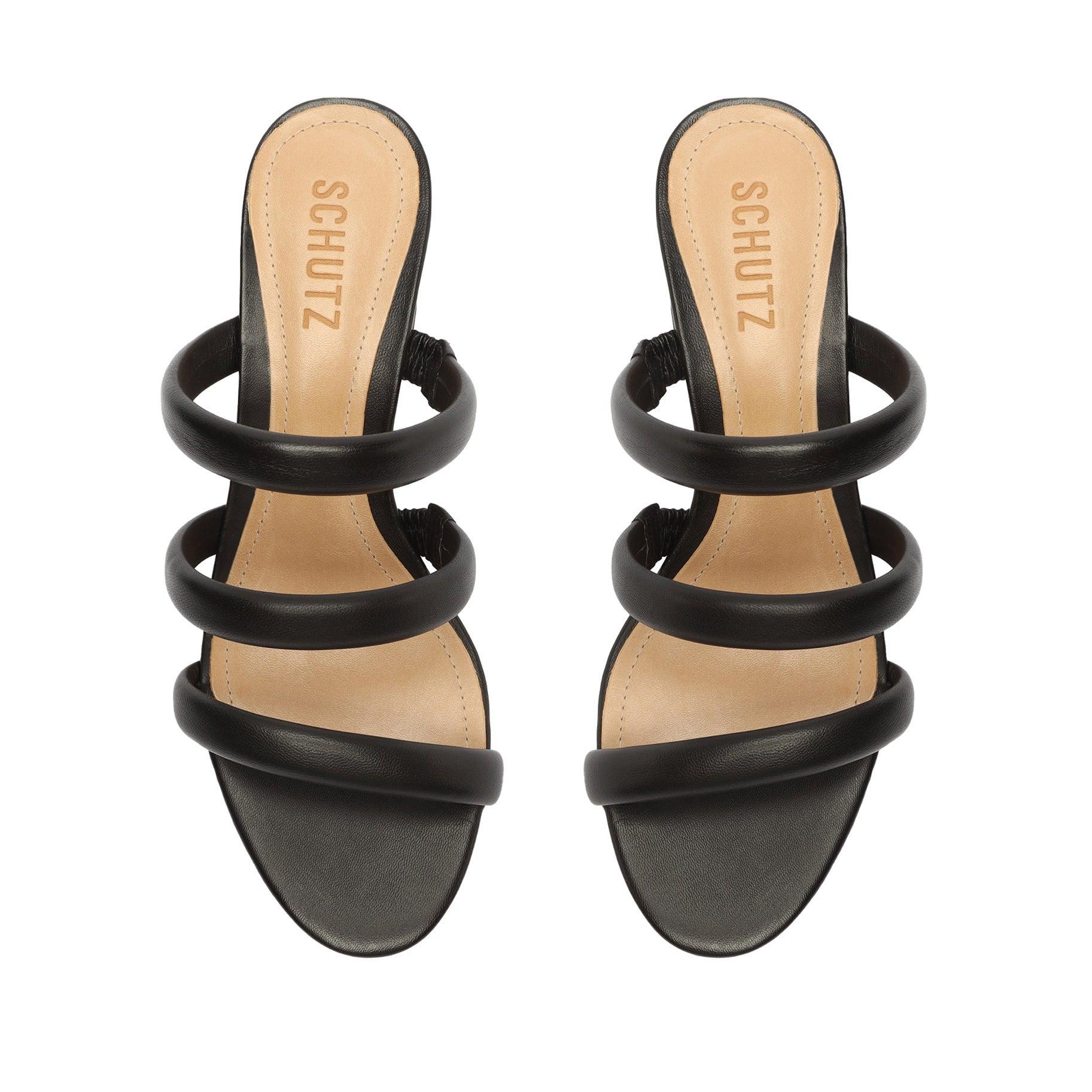 Olly Mid Block Nappa Leather Sandal Product Image