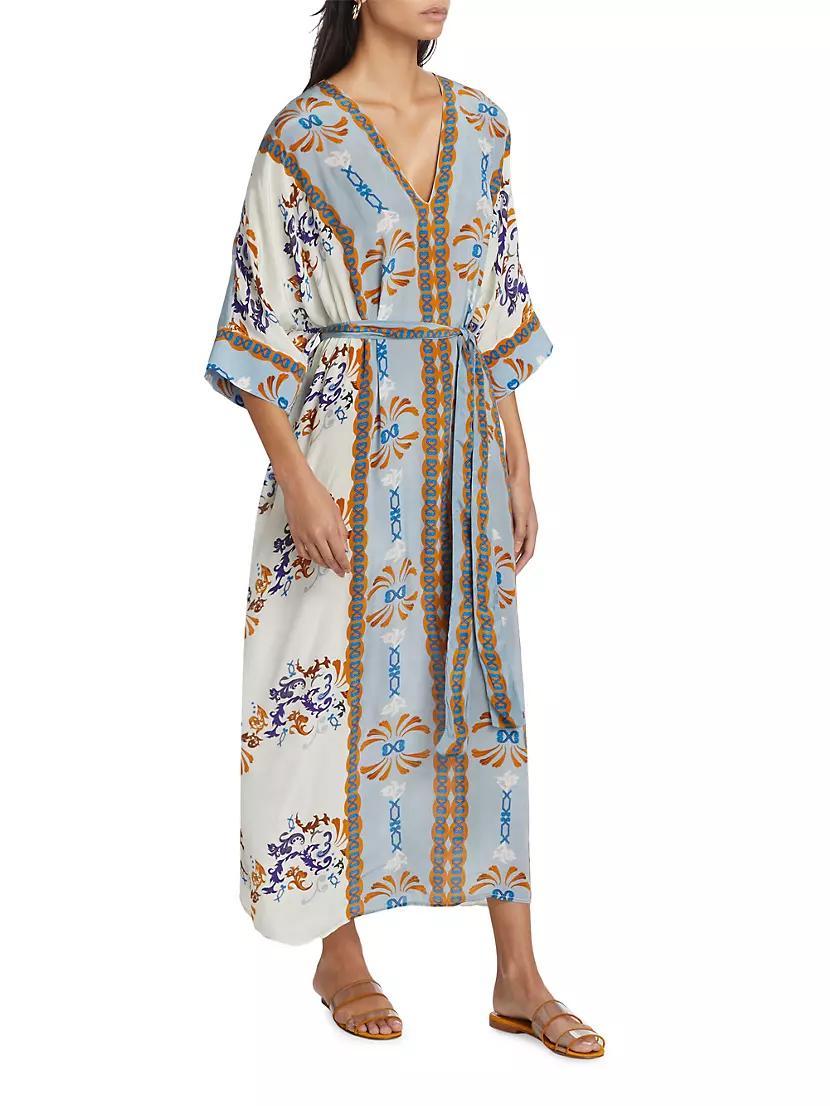 Eterna Xim Printed Caftan Dress Product Image