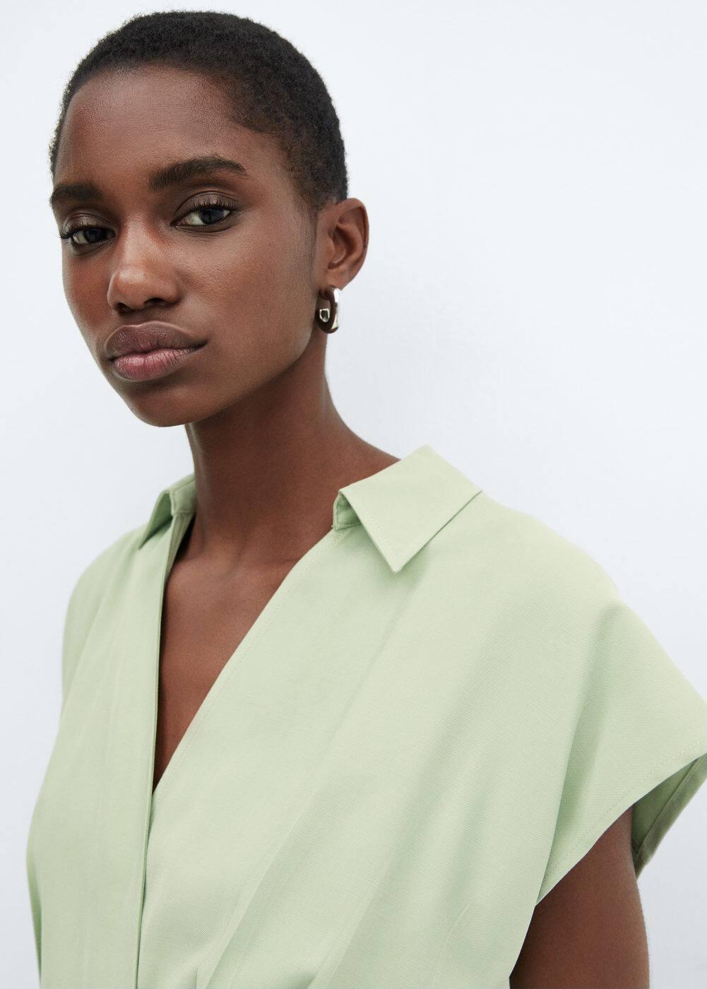 Mango Womens Belt Wrap Dress Product Image
