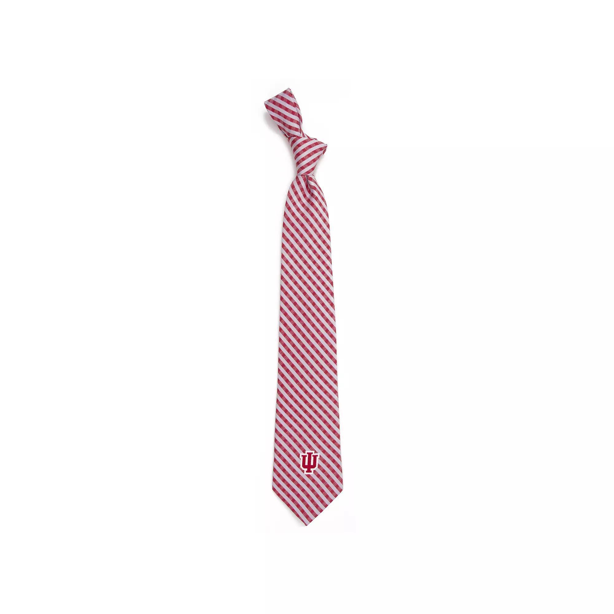 Men's Indiana Hoosiers Gingham Tie, Team Product Image