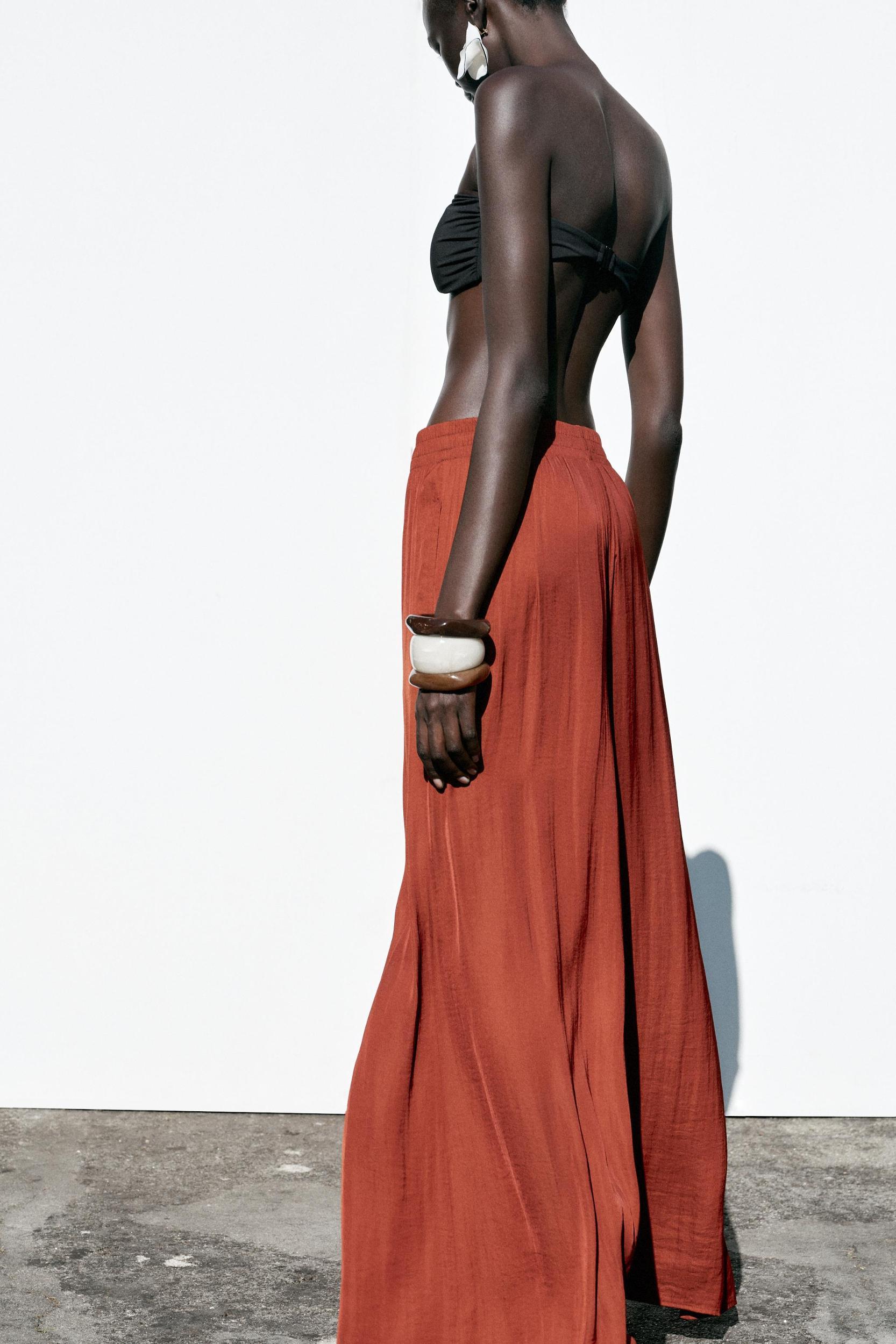 FLOWY WIDE LEG PANTS Product Image