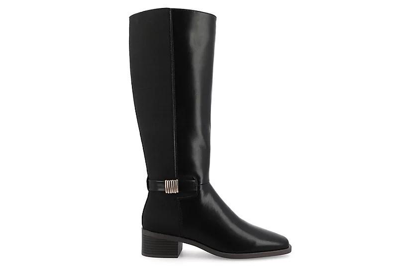Journee Tru Comfort Foam Womens Londyn Calf Boots Red Product Image