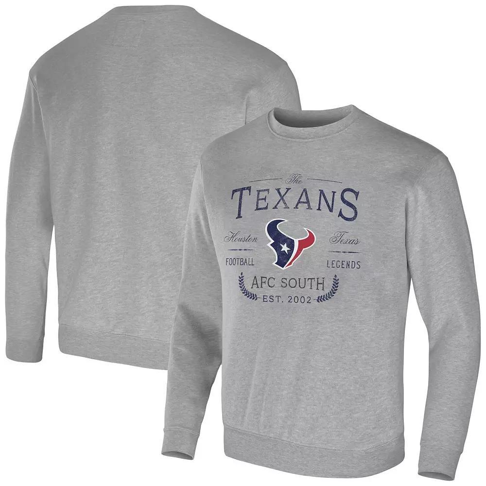 Men's NFL x Darius Rucker Collection by Fanatics Heather Gray Houston Texans Pullover Sweatshirt, Size: 2XL, Grey Product Image