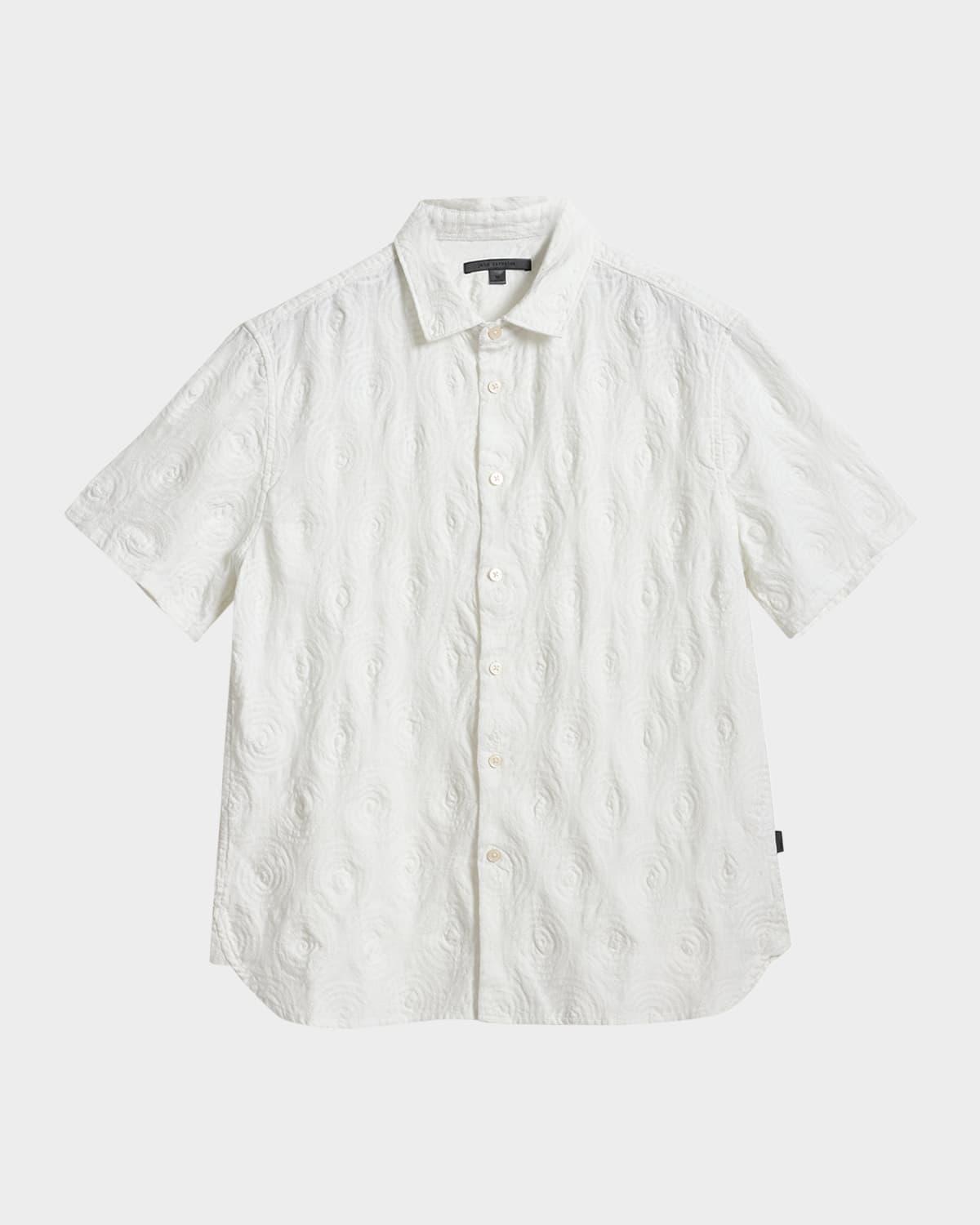Mens Sean Embroidered Sport Shirt Product Image