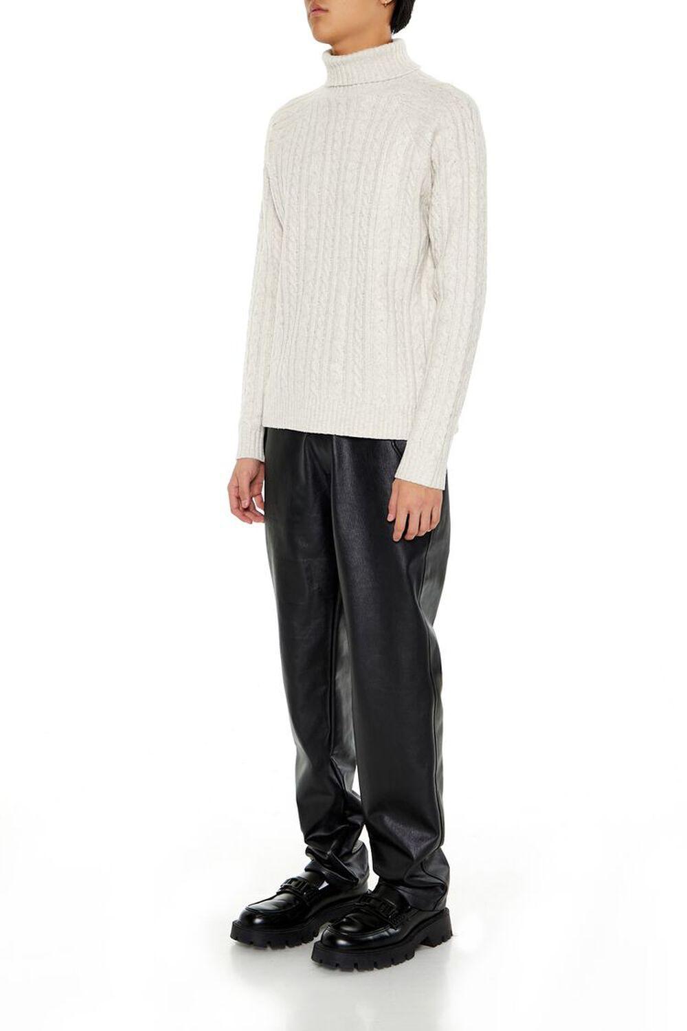 Coated Corduroy Slim-Fit Pants | Forever 21 Product Image