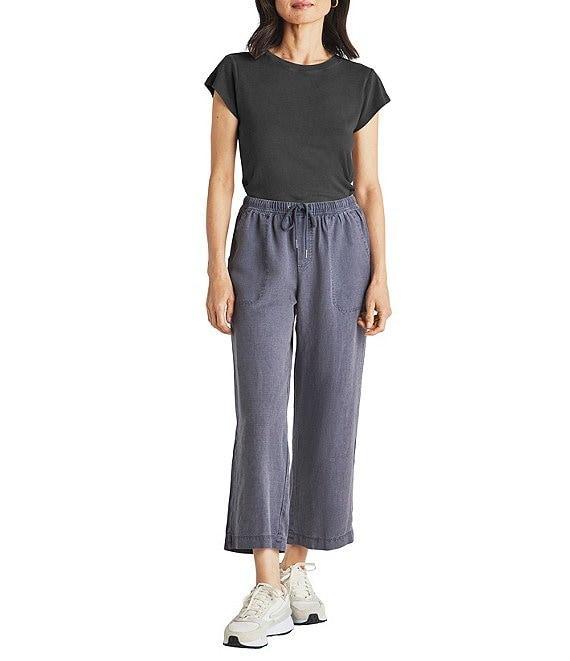 Splendid Angie Cropped Wide Leg Pants Product Image