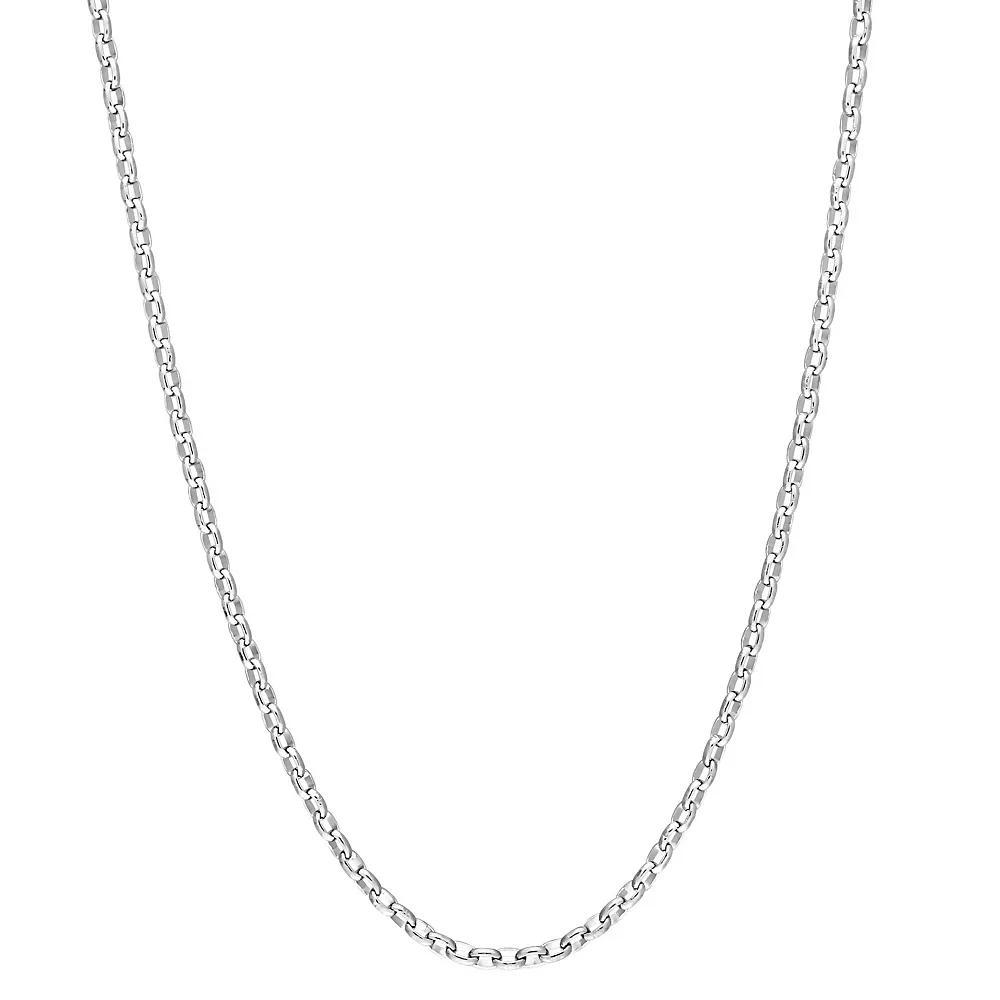 Stella Grace Men's Sterling Silver Rolo Chain Necklace, Size: 20" Product Image
