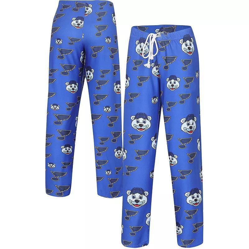 Women's Concepts Sport Blue St. Louis Blues Gauge Allover Print Knit Sleep Pants, Size: Small Product Image