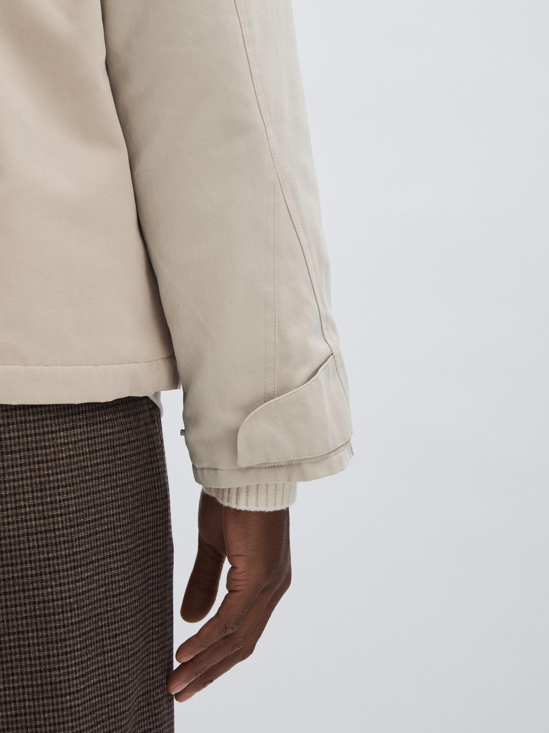 Corduroy Collar Field Jacket in Sand Product Image