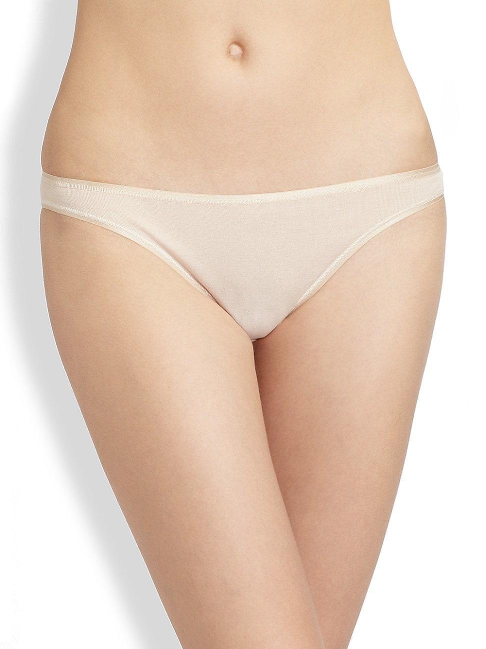 Seamless High-Cut Cotton Briefs Product Image