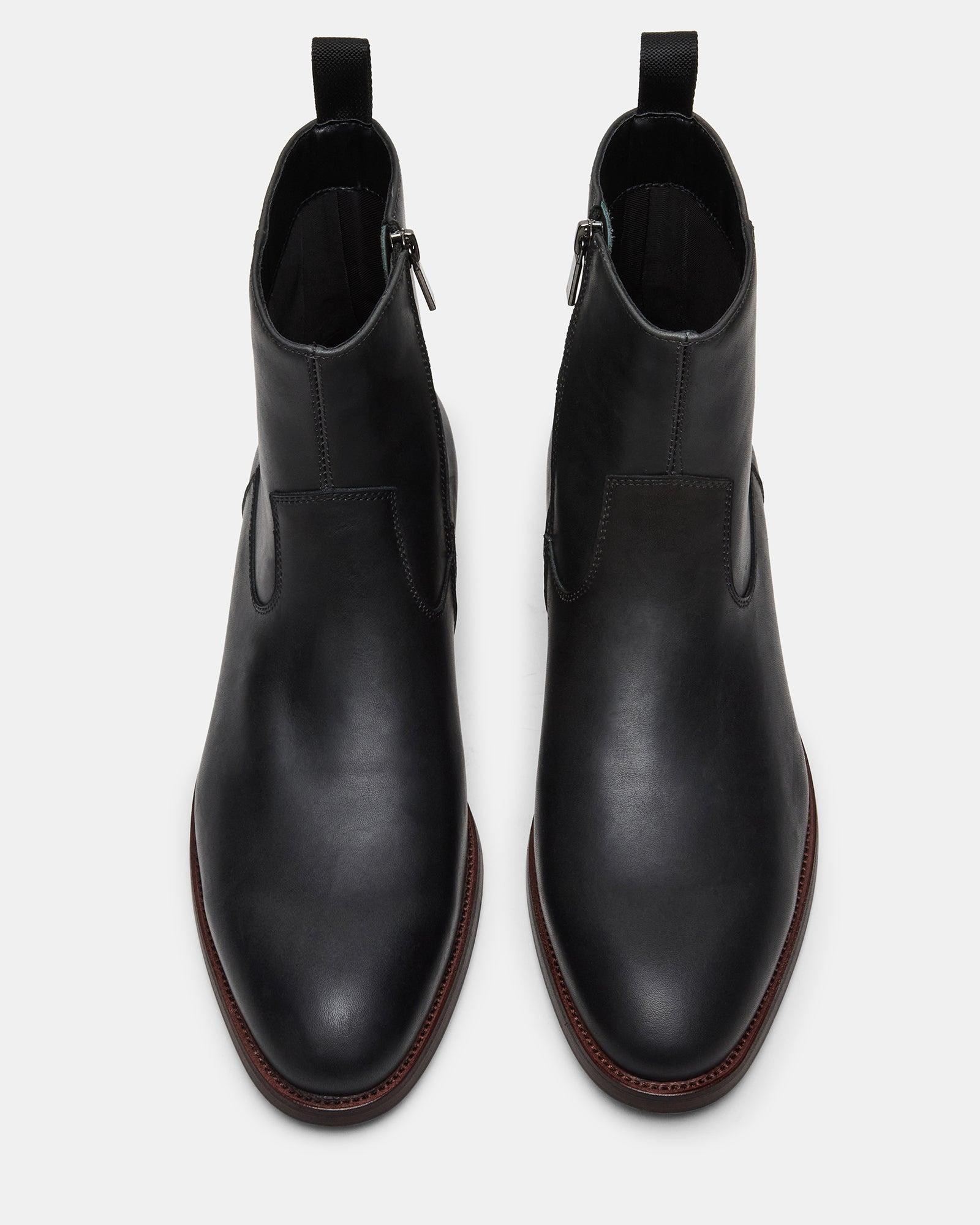 HENDRIK BLACK LEATHER Male Product Image