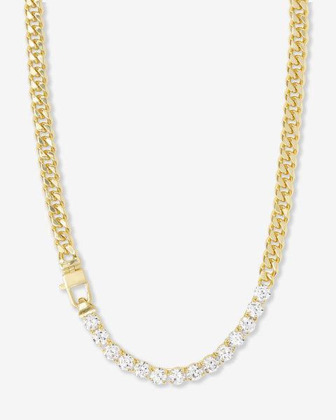 Julian REALLY Loves Diamonds Necklace - Gold|White Diamondettes Product Image