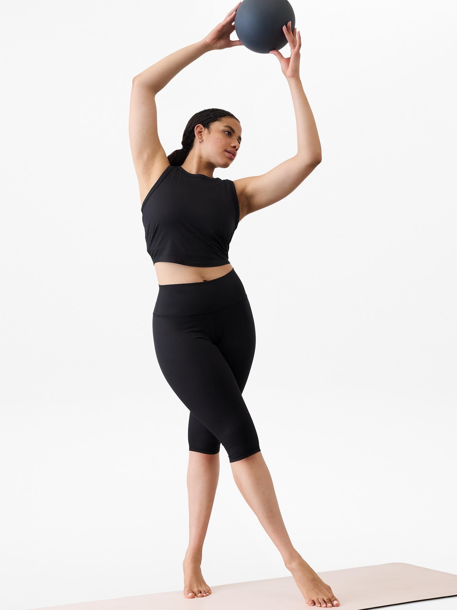 Transcend High Rise Rib Crop Legging Product Image