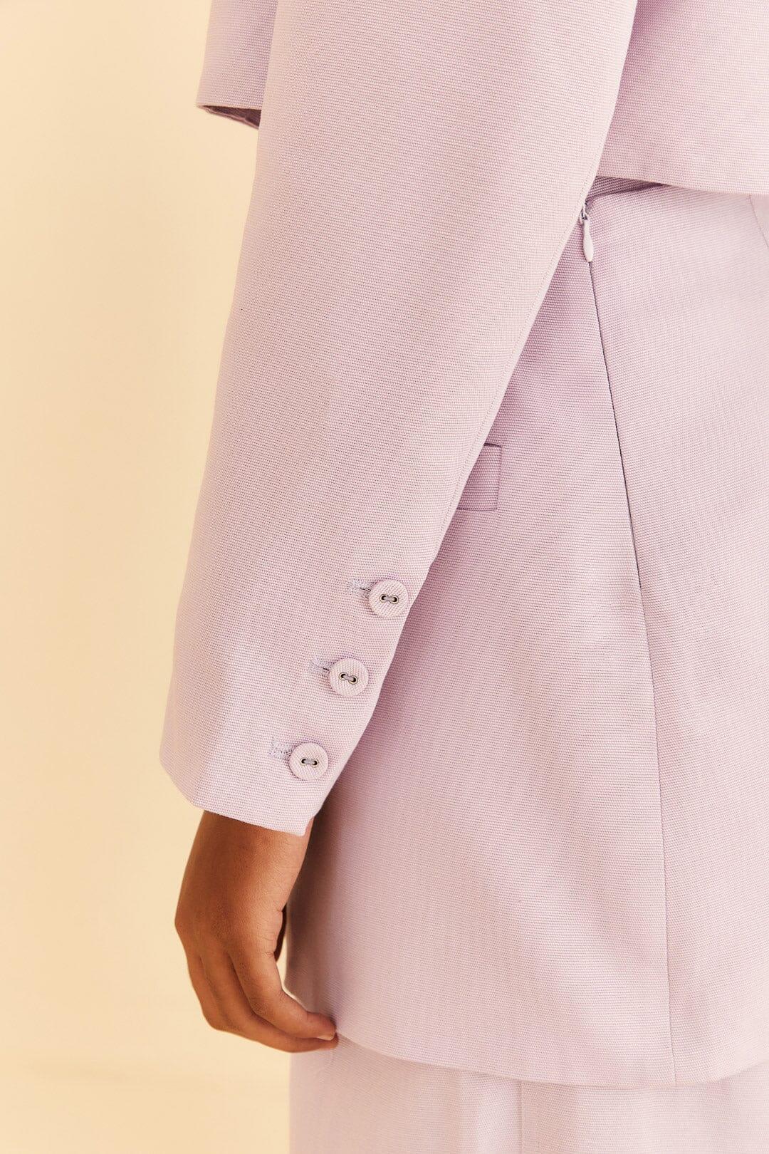Lilac Cut Out Blazer Product Image
