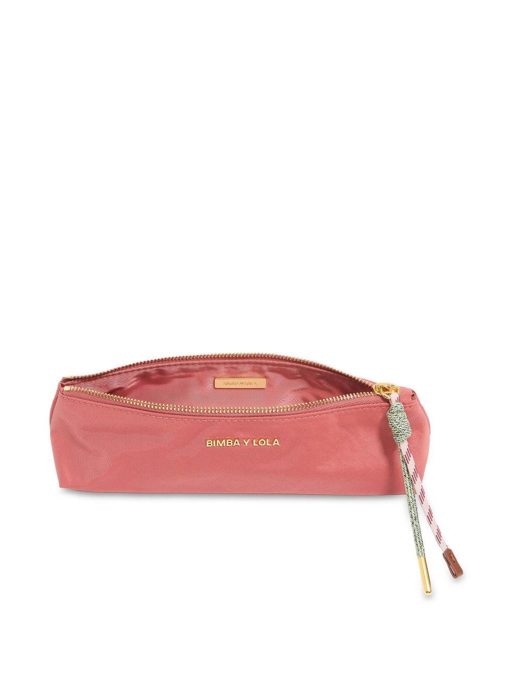 logo-lettering makeup bag  Product Image