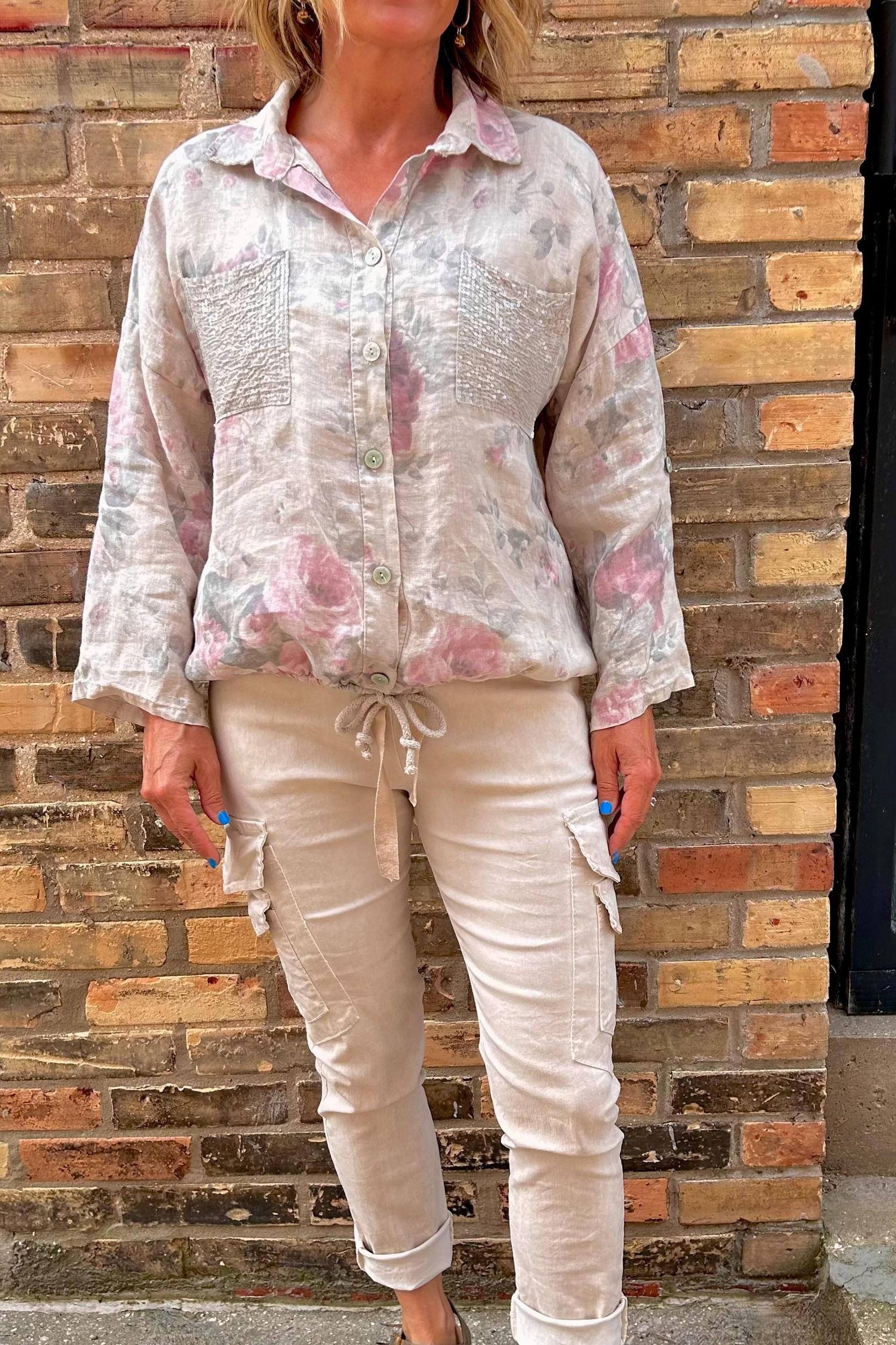 Floral Shirt Jacket Product Image