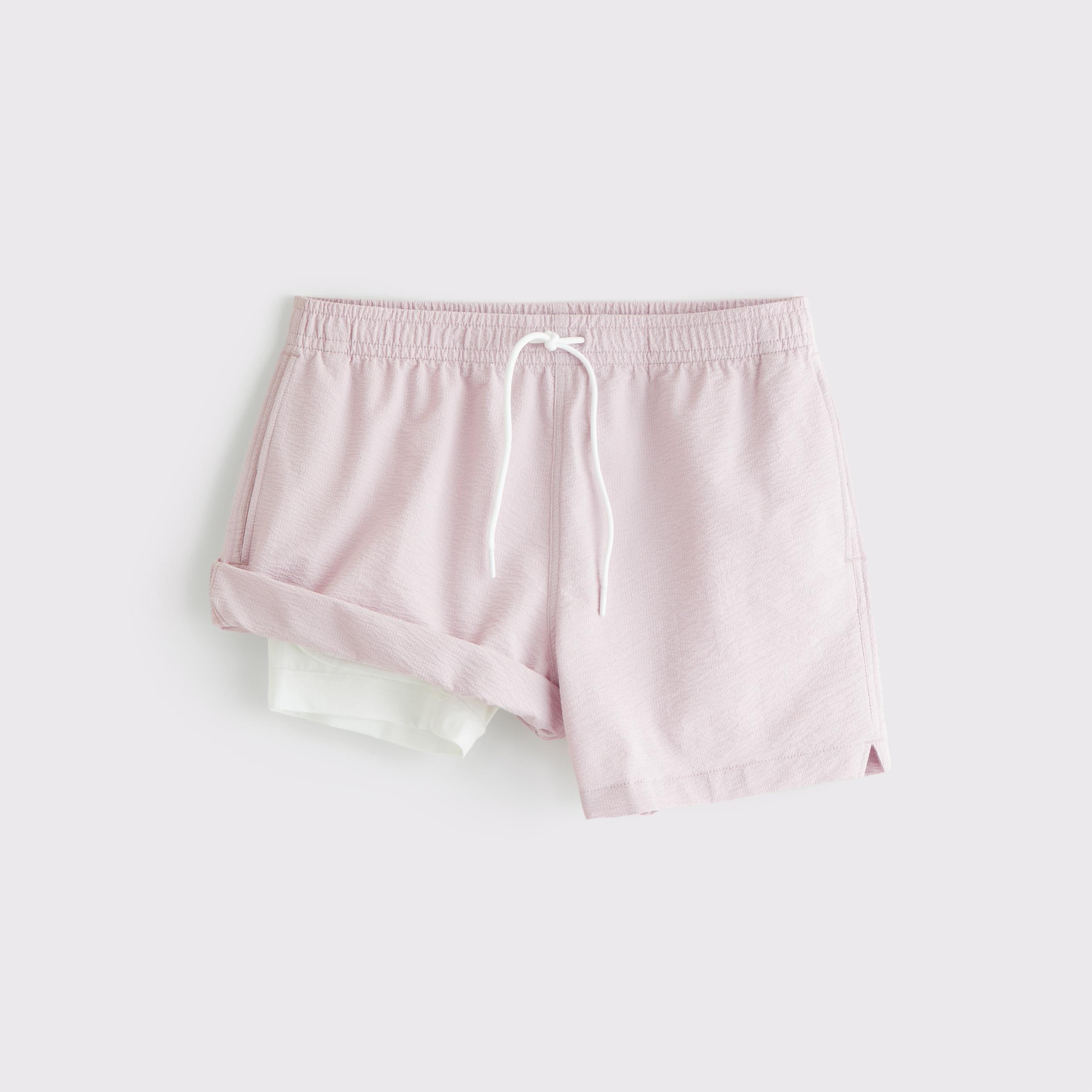 Pull-On Micro-Seersucker Swim Trunk Product Image