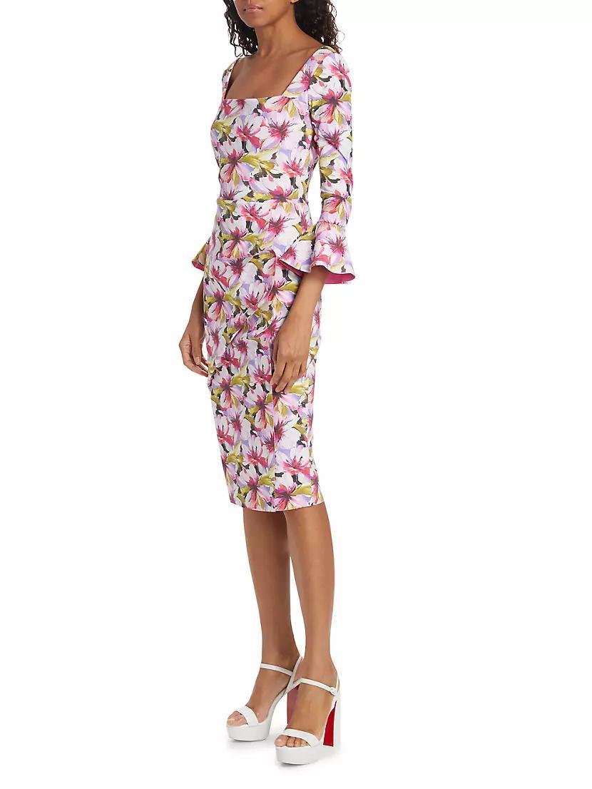 Astra Floral Cocktail Dress Product Image