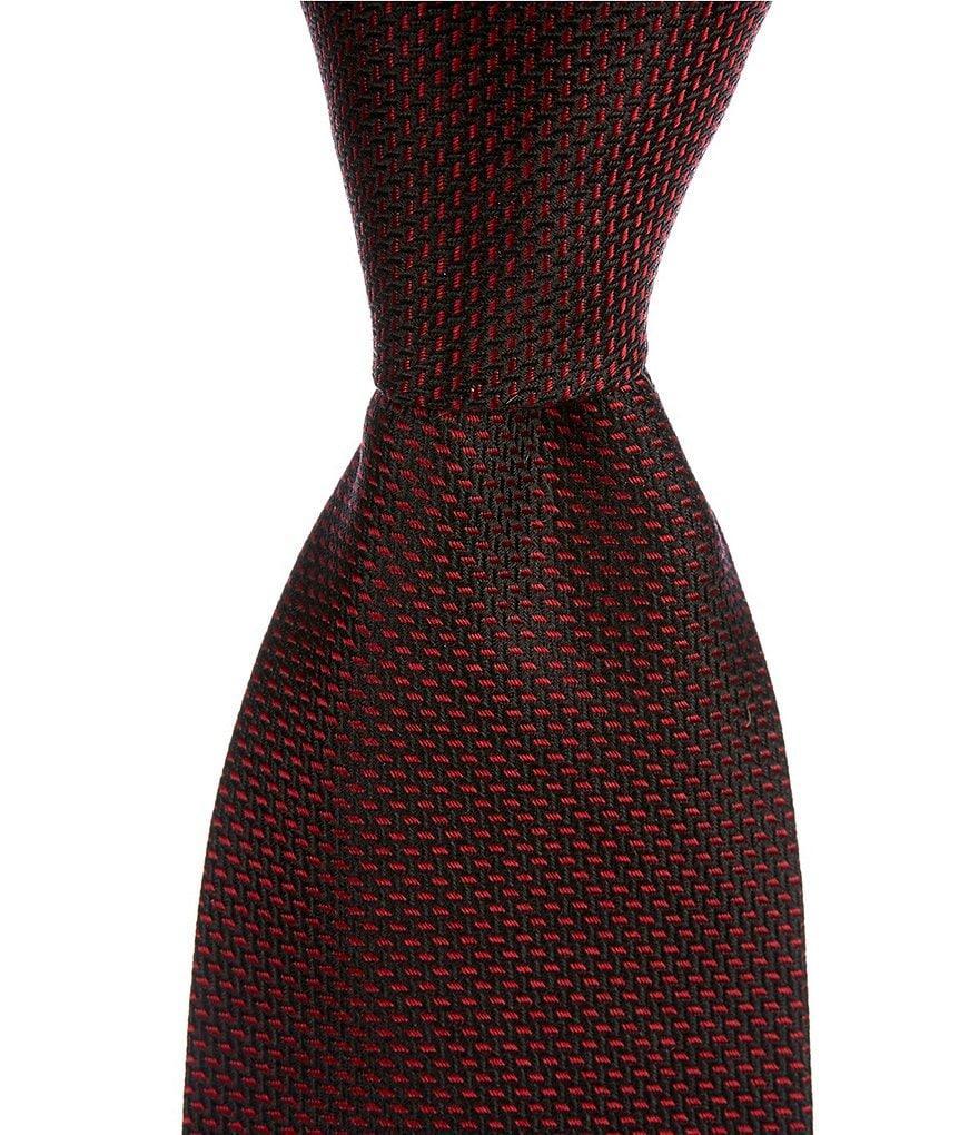 Hickey Freeman Non-Solid 3 1/4#double; Woven Silk Tie Product Image