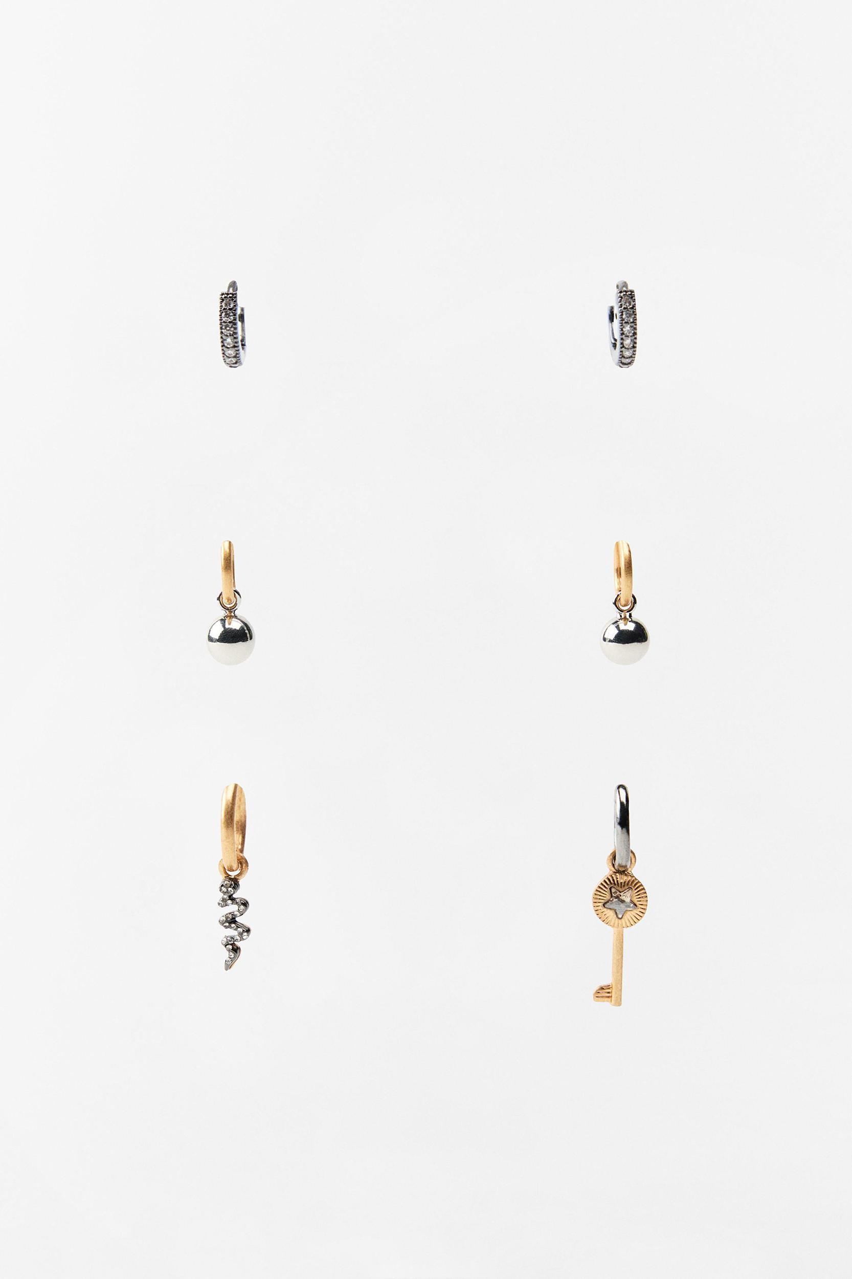 PACK OF SHIMMER CHARMS EARRINGS Product Image