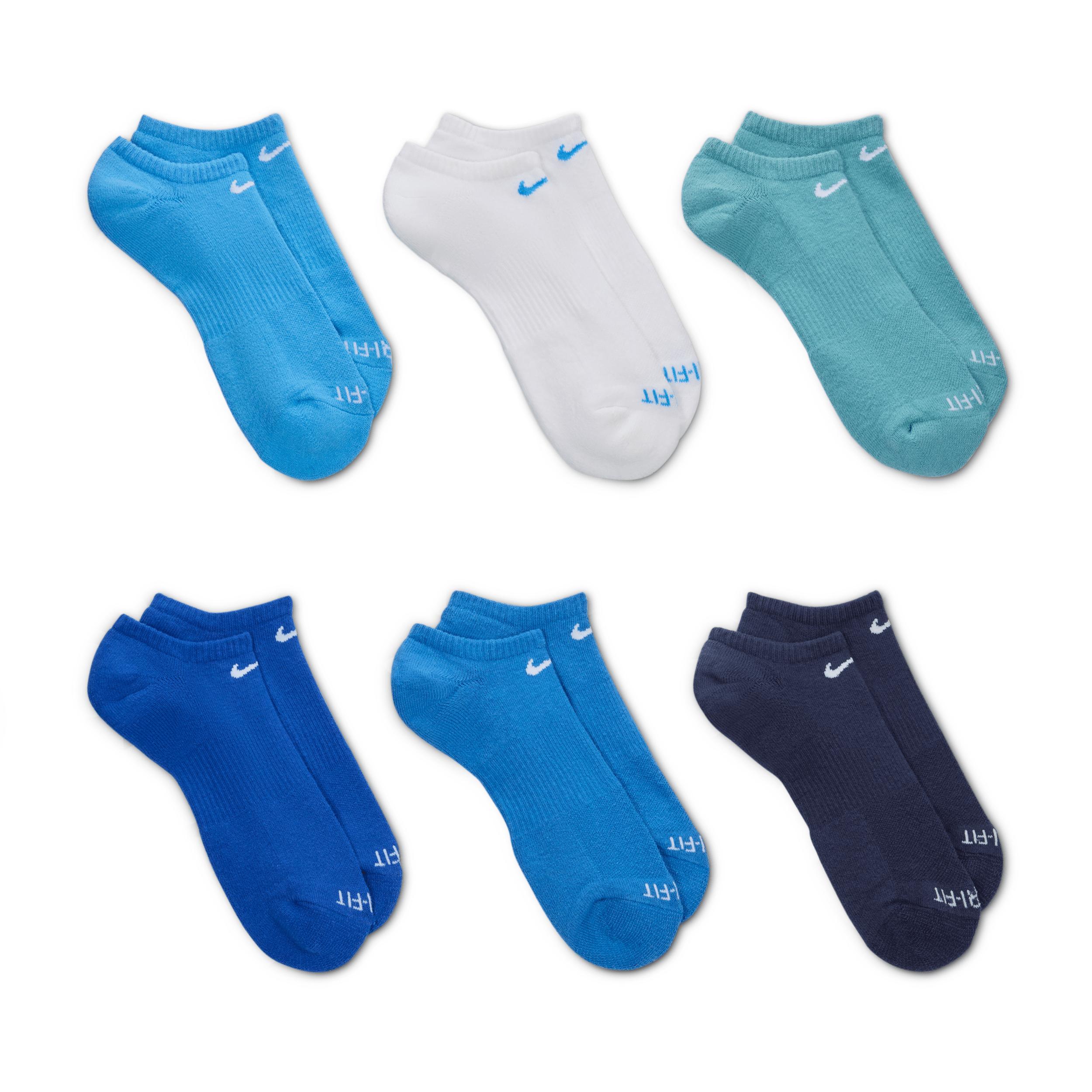 Nike Men's Everyday Plus Cushioned Training No-Show Socks (6 Pairs) Product Image