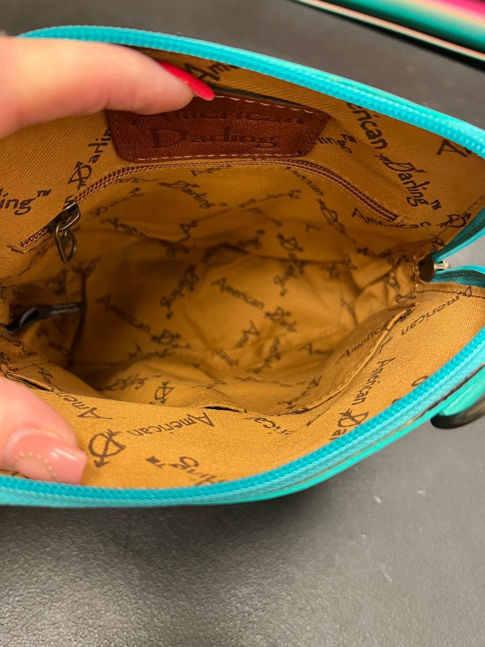 Darling Gardens of Turquoise Crossbody Product Image