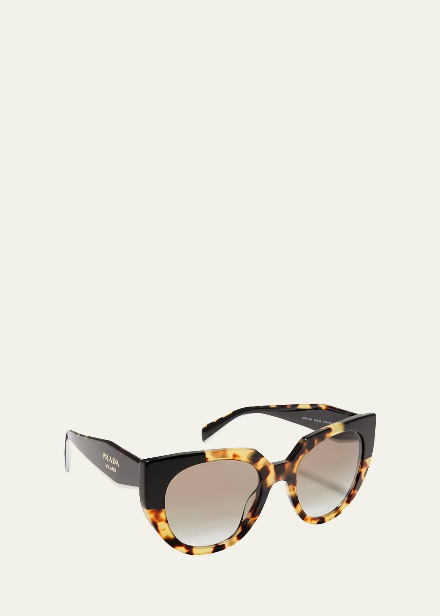 Prada Womens PR 14WS 52mm Tortoise Cat Eye Sunglasses Product Image