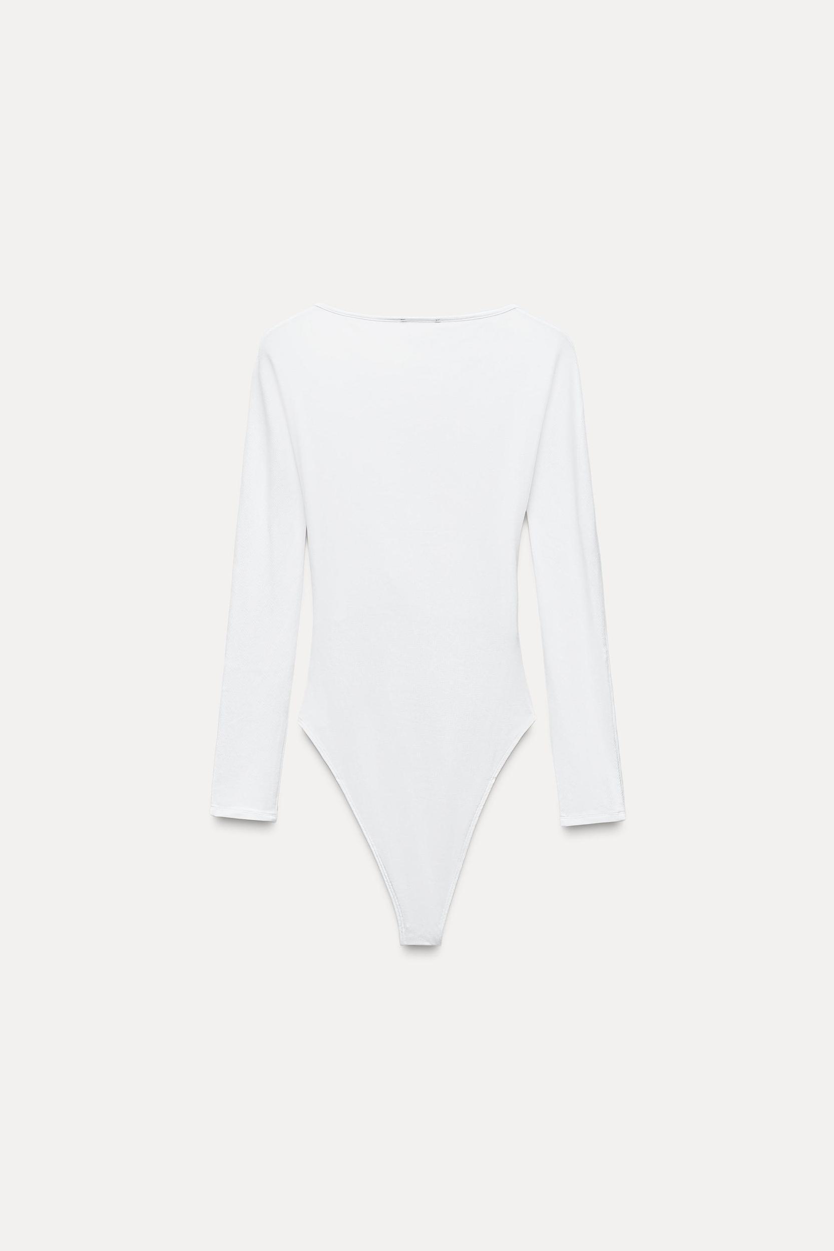 DRAPED WRAP BODYSUIT Product Image
