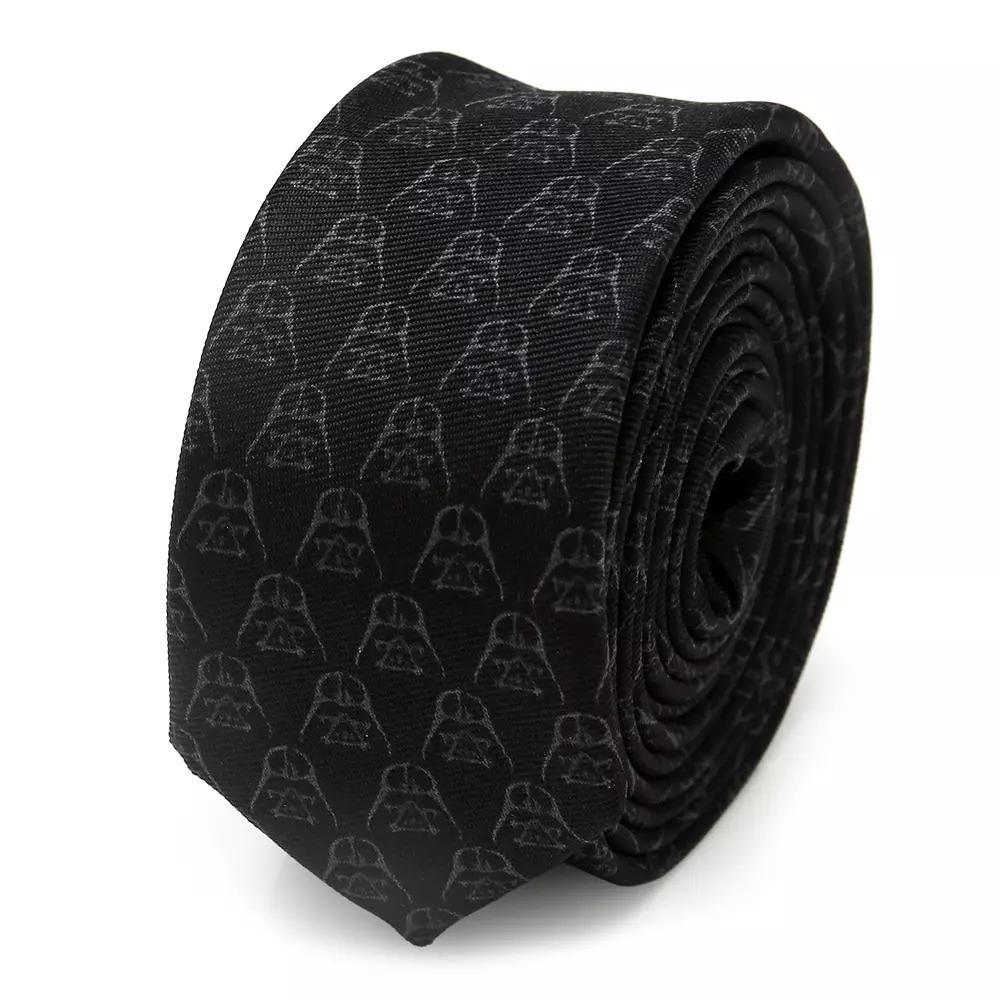 Men's Star Wars Darth Vader Black Men's Skinny Tie, Black Darth Vader Product Image