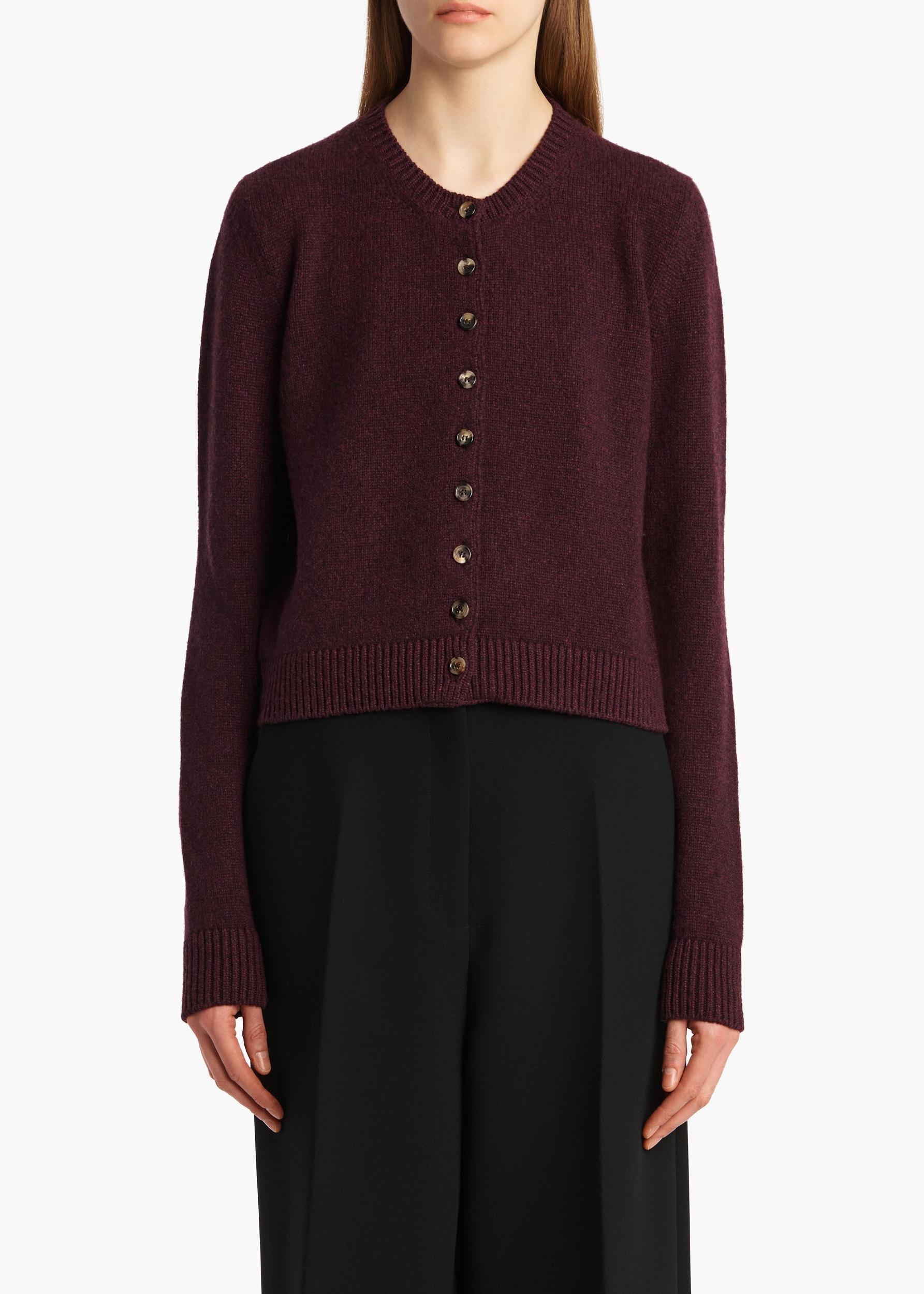 Everheart Cardigan in Plum Product Image